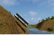 bus accident falling