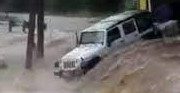 car in to flood